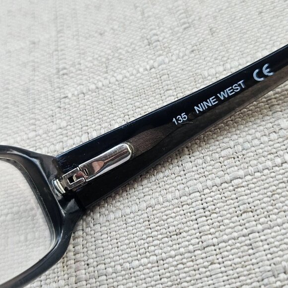 Nine West Women Eyeglasses Frame Black/Glitter 378 FF5 53[]15 135 Glasses - Picture 11 of 12